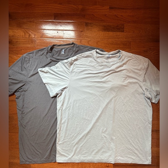 johnnie-O Men’s Surfer performance t-shirt featherweight grey and light blue XXL - Picture 1 of 12